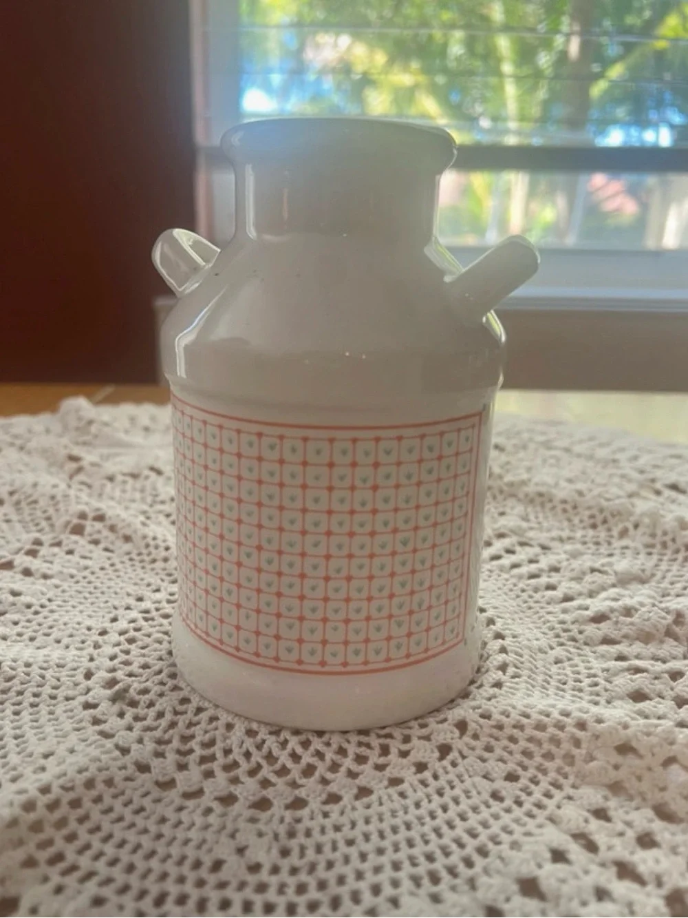 Vintage himark cow milk jug